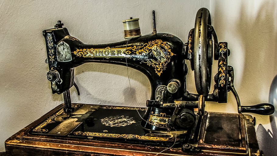 Vintage Singer Sewing machine (pxfuel)